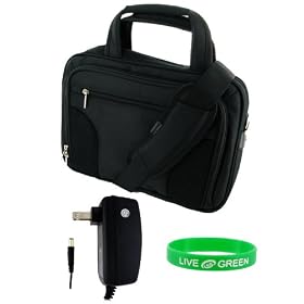 Acer Aspire One AO751h-1192 11.6-Inch Carrying Case and AC Power Adapter Wall Charger - Black