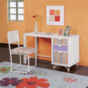 Powell LittleMissMatched SWITCHaroo Student Desk in 2-Carton by 
