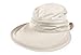 Marrywindix Handmade Chic Fashion Ladies Woman Bohemia Bowknot Summer Dual Purpose Two Uses Polyester Hat Braid Sun Visor Floppy Fold Summer Swimming Beach Hat (Beige)