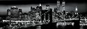 Manhattan Places 36-Inch-by-12-Inch New York Poster Print by Richard Berenholtz