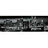 Manhattan Places 36-Inch-by-12-Inch New York Poster Print by Richard Berenholtz