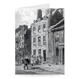 House of Sir Isaac Newton at 35 St Martin's.. - Greeting Card (Pack of 2) - 7x5 inch - Art247 - Standard Size - Pack Of 2