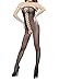 Amoretu Womens Sheer Strapless Crotchless Bodystocking Lingerie