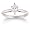 14k White Gold Marquise Solitaire Diamond Engagement Ring (1/2 ct, H-I Color,  SI2-I1 Clarity), Size 7