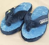 San Diego Chargers NFL Flip Flop Thong Slippers - Size 12