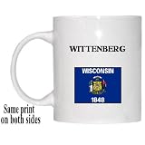 US State Flag - WITTENBERG, Wisconsin (WI) Mug