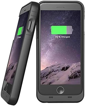 Digeek For iPhone 6/6S Plus Battery Case, 4000 mAh Ultra Slim Portable Charger Extended Charging Case Battery Pack Juice Bank Cover for iPhone 6 Plus [MFI Apple Certified] (Black)