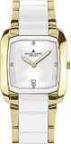Women's Dublin White High Tech Ceramic & Gold Tone Stainless Steel