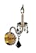 Elegant Lighting 7831W1G/RC Alexandria 15-Inch High 1-Light Wall Sconce, Gold Finish with Crystal (Clear) Royal Cut RC Crystal