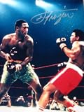 JOE FRAZIER AUTOGRAPHED BOXING COLOR 16X20 PHOTO DROPS MUHAMMAD ALI (BOXING)