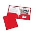 Avery Corner Lock Two-Pocket Folders, Red, Pack of 10 (47762)