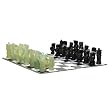 Handmade Green & Black Jade Chinese Dynasty Chess Set