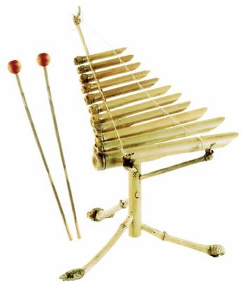 Vietnamese bamboo xylophone