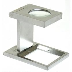 8X Folding Magnifier Pocket Eye Loupe Stamps Coins