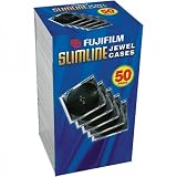 Fujifilm Media 25367050 Empty Slim Jewel Cases - 50 Pack (Black)