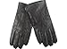 Bon Bonito Men's Rabbit Fur Lined Genuine Soft Black or Brown Leather Gloves