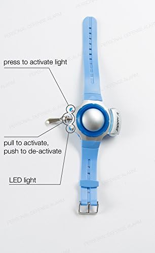Our Jogger Watch Style Running Alarm Built in Bright LED Light. Joggers/walkers/runners/adults/children to Use Incase of Attack/emergency
