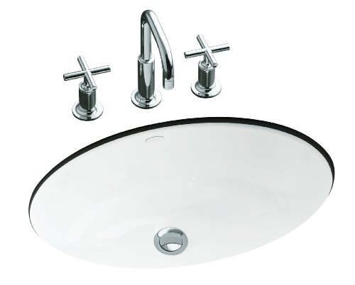 KOHLER K-2907-8U-0 Thoreau Undercounter Lavatory, White