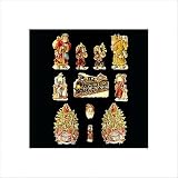 Set of 11 Santa and Trees Decorations