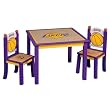 Guidecraft Los Angeles Lakers Kids Table And Chair Set