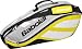 Babolat 2010 Club Line Racquet Holder X3 Tennis Bag - Yellow/Silver/Black