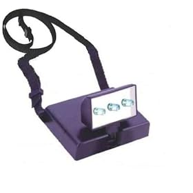 Beam N Read ® LED 3 Hands Free Light with 3 Bright LEDs; Includes Alkaline Batteries that Last Extra Long 120 Hours at Full Brightness, Attachable Night Vision Filter, and Clip On Reflector; for Reading, Crafts, Travel, Emergencies, and a Lot More