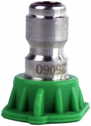 ETD 1/4" Stainless Steel 4000 PSI Quick Connect High Pressure Spray Tip 25 Degree Nozzle 4.0 Orifice Size