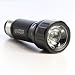 Black SPOTLIGHT RESCUE - LED car torch - RECHARGEABLE in 12V car socket - aluminium