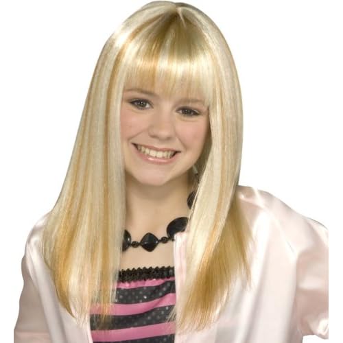 Childs Pop Singer Hannah Montana Wig