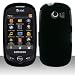 Black Hard Plastic Rubberized Case Cover for Samsung A927 Flight II