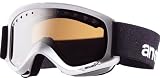 Anon Herren Skibrillen HELIX MIR/SPARE 12, white / silver, 255128