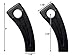 LA Choppers Pullback Extensions for Handlebar Risers - 1in. - Gloss Black LA-7416-01B