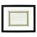 Back-Bevel Document Frame - Black