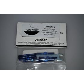 Titanium Turnbuckle Kit: Blue from Associated Electric Car Kits