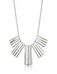 Miriam Salat Resin and Cubic-Zirconia Deco Necklace, 21"
