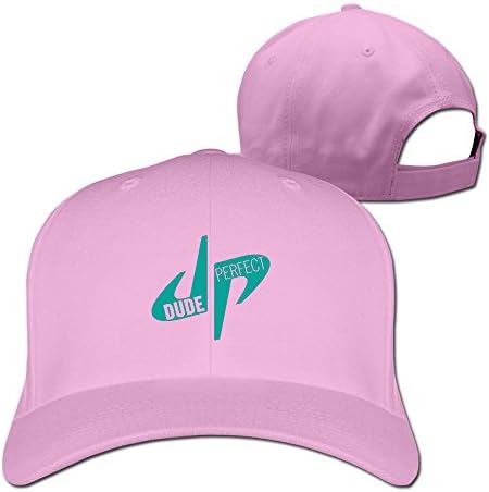 DP Dude Perfect Youtube Symbol Snapback Adjustable Baseball Cap Pink