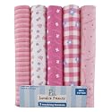 Luvable Friends 5-Pack Receiving Blankets - Pink