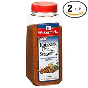 McCormick Rotisserie Chicken (no Msg) Seasoning, 24-Ounce Units (Pack of 2)
