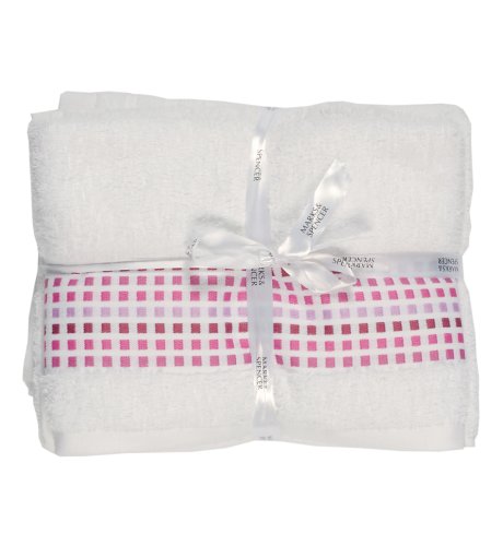 Pure Cotton Squares Design Towel Bale