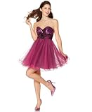 Speechless Prom Dress, Strapless Sequined Ballerina Fuschia 9