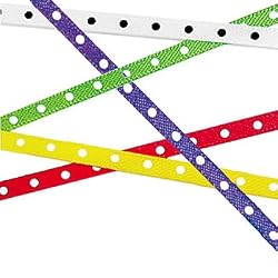 CitiRibbon Mercedes (White Dot Satin) 7/8" (100 yds)