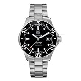 Tag Heuer Men’s Aquaracer 500 M Calibre 5 Stainless Steel Black Dial Watch #WAN2110.BA0822