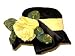 Black Cloche Style Hat with Yellow Band and Yellow Rose by Lady Diane