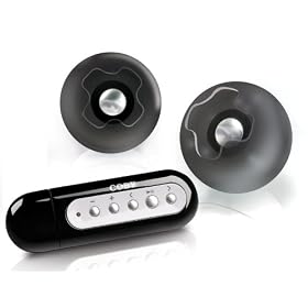 Coby MP20016-1G MP3 Player with 1 GB Flash Memory and Stereo Speaker System - Black