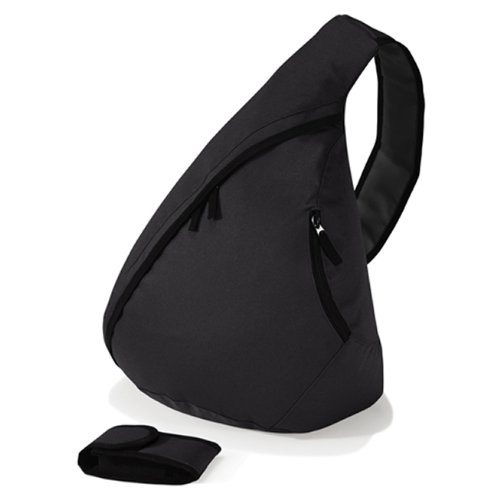 Bagbase Single strap / monostrap rucksack Black