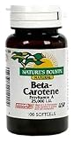 Nature's Bounty Natural Beta Carotene, 100 Softgels (Pack of 3)