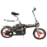 Extreme Max 5200.2021 E-Cycle Black/Red All Aluminum Hybrid Bike