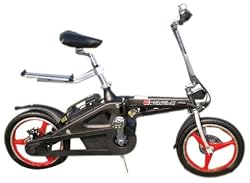 Extreme Max 5200.2021 E-Cycle Black/Red All Aluminum Hybrid Bike