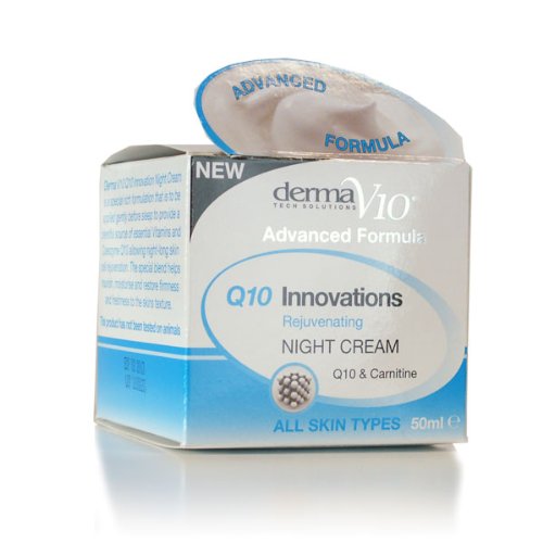 Derma V10 Q10 Innovation Night Cream 50ml X3 (DREI PACKUNGEN) Preisvergleich