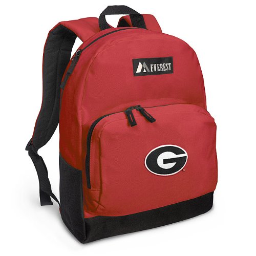 Georgia Bulldogs Backpack Red University of Georgia for Travel or School Bags - Best Unique Gifts For Boys, Girls, Adults, College Students, Men or Ladies